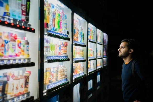 seo options - man looking at a fridge