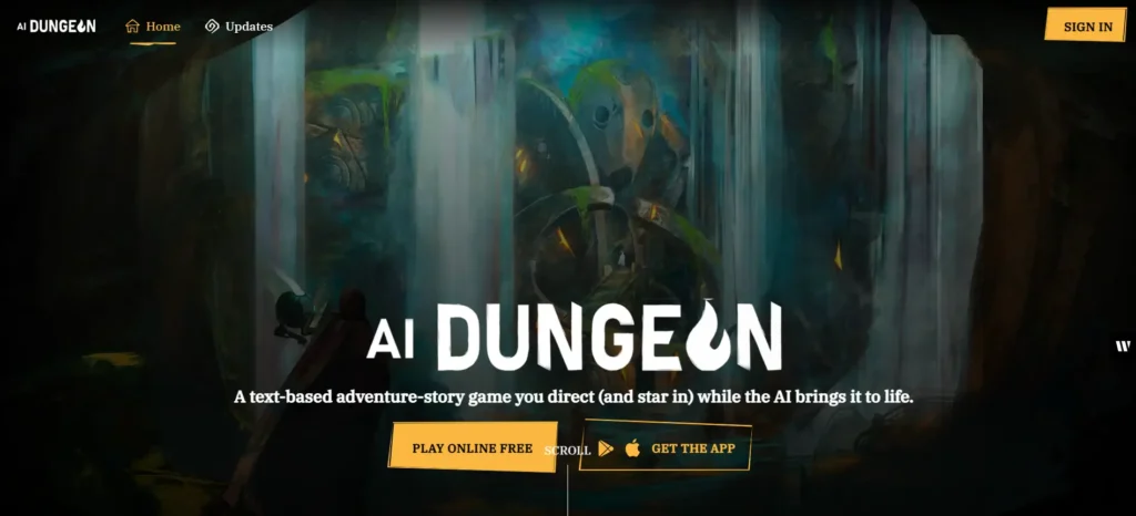 ai dungeon - ai content writer